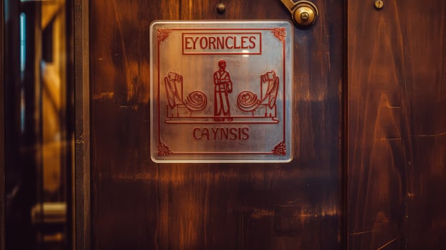 restricted door sign photo