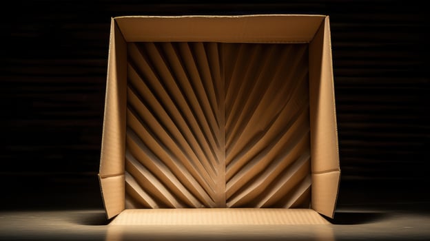 mystery corrugated box background photo