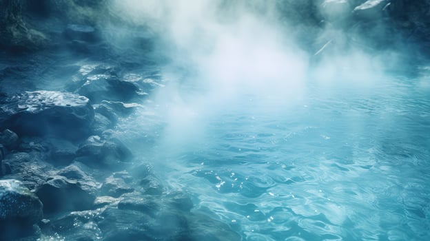 steam warm water photo