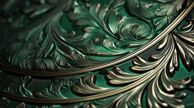 sophistication green metallic texture photo