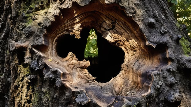 insects oak tree trunk photo