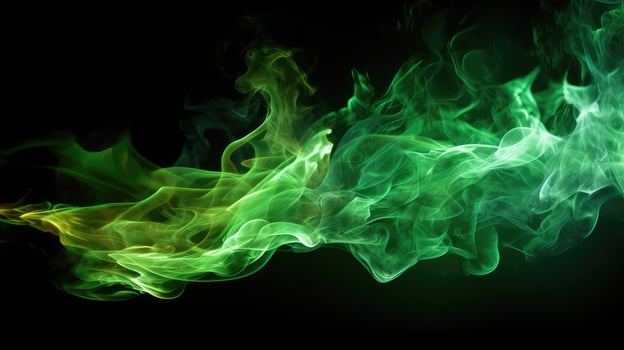 dark green fire photo