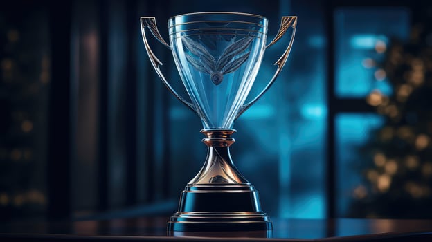prestigious awards blue photo