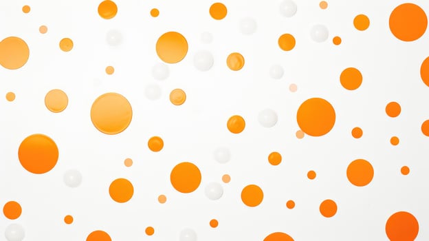 vibrant orange dots photo