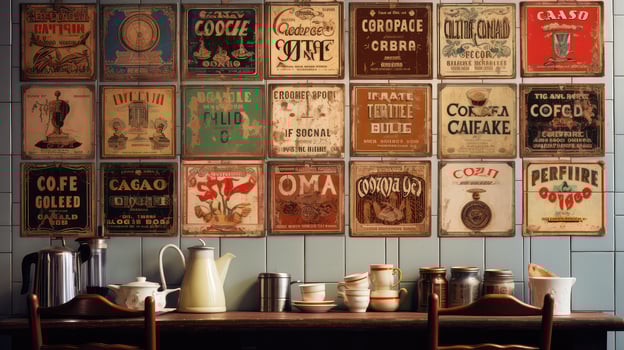 cafe coffee tile photo