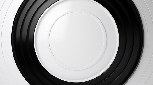 black circle white background photo