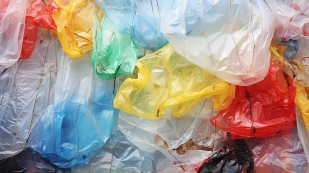 layers plastic bag texture photo