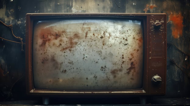 retro old tv texture photo