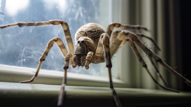 silk house spider photo