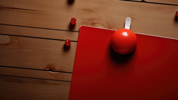 paper red push pin photo