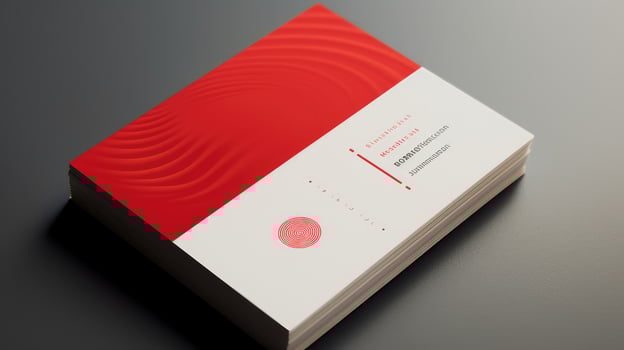 design business red and white photo
