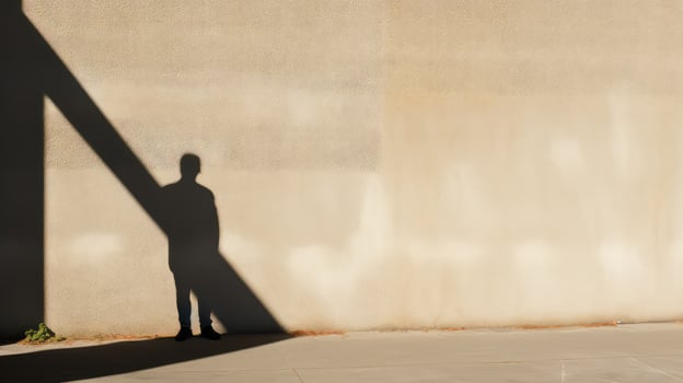 silhouette wall shadow photo