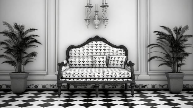 tile black ornate frame photo