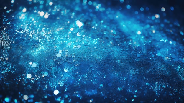 abstract blue glitter background photo