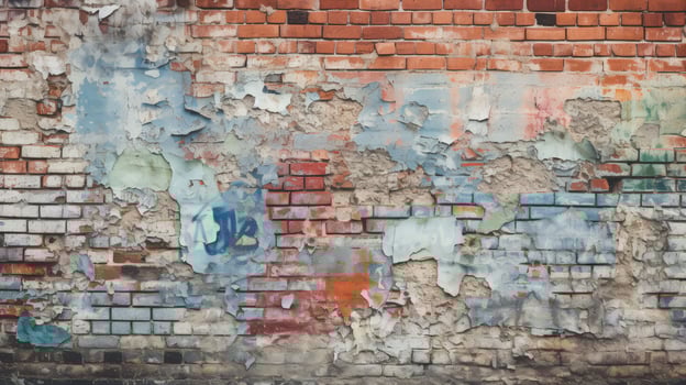 paint grungy brick wall photo