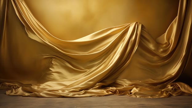 shimmering gold cloth photo