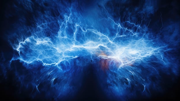energy blue plasma photo