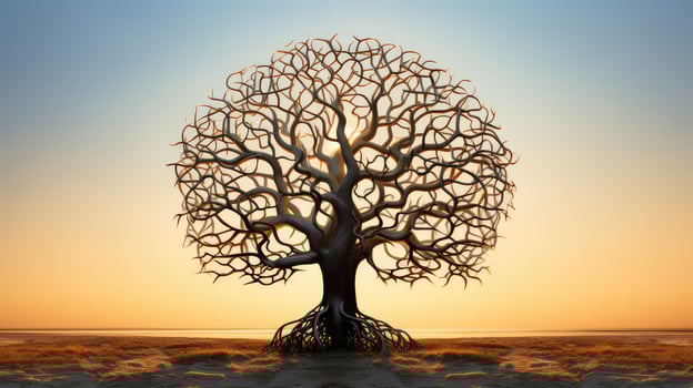 neurons brain tree photo