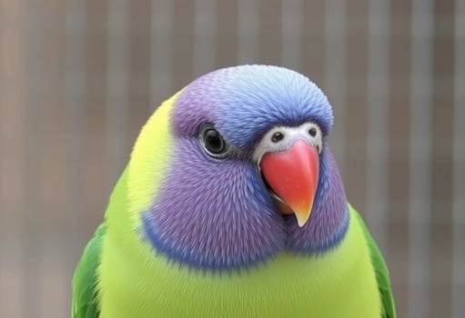 Vibrant Parrot with Colorful Feathers photo
