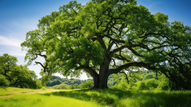 leaves simple oak tree photo