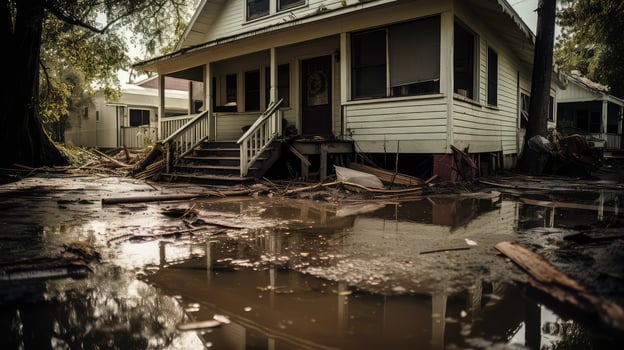 water house flood damage photo