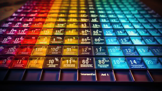 atoms periodic table elements photo