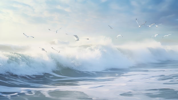 ocean wave white photo