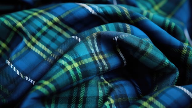 design blue green tartan photo