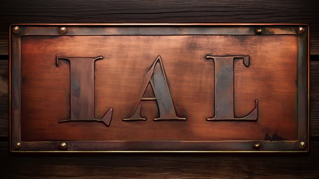 vintage metal text effect photo