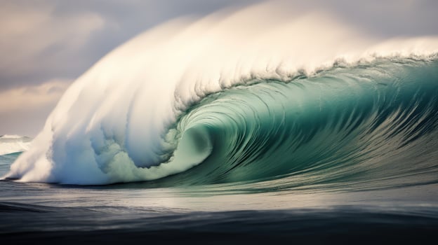 ocean water waves line photo