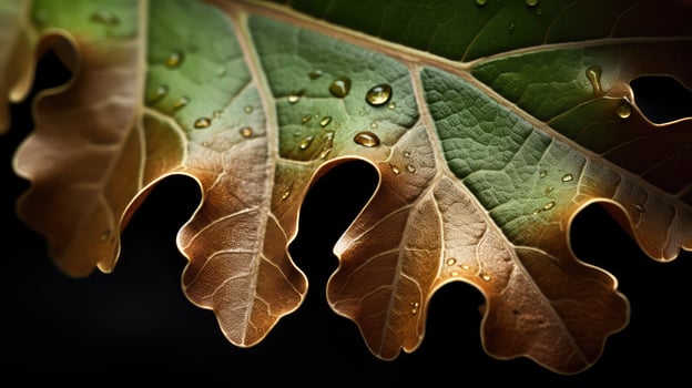 photo oak leaves