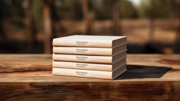 design free book mockup photo