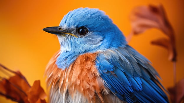 plumage eastern blue bird photo
