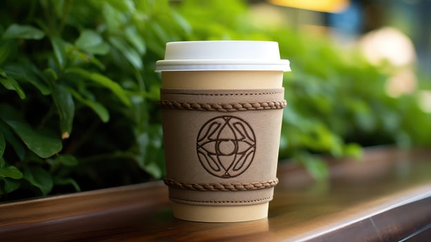 friendly coffee cup sleeve photo