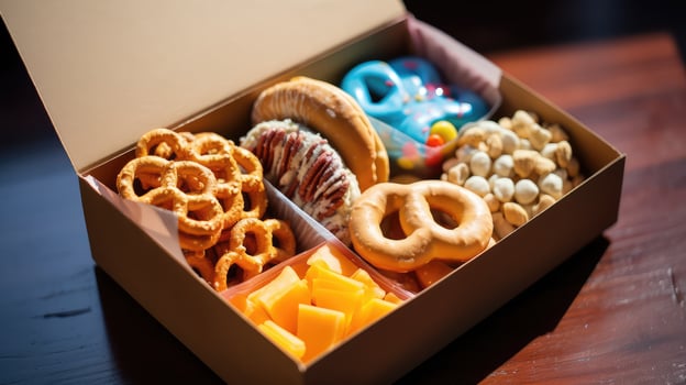 cardboard box food photo