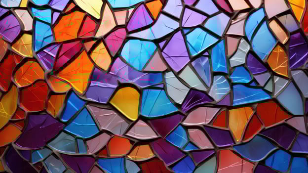 mosaic stained glass texture photo