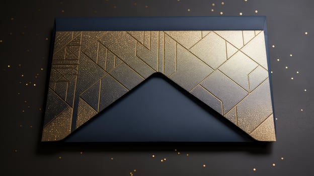 shimmer gold sparkle invitation photo