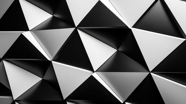 symmetry geometric black and white photo
