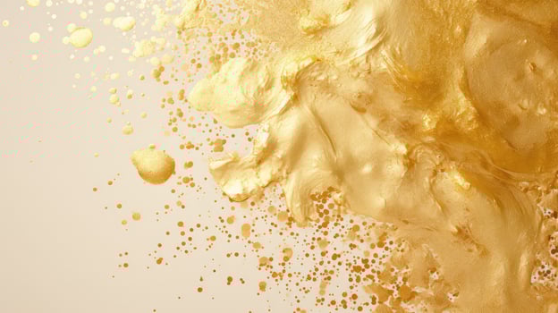 festive gold glitter splatter photo