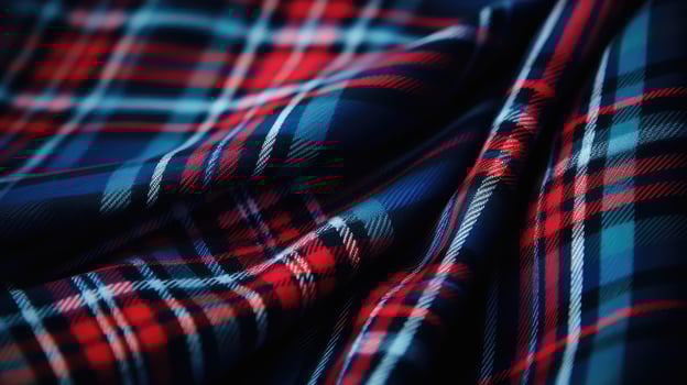 textile tartan background blue red photo
