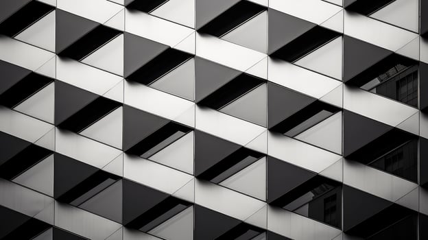 futuristic grey geometric photo