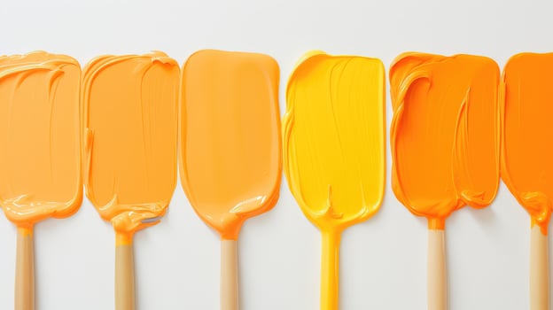 paintbrush orange graphics photo