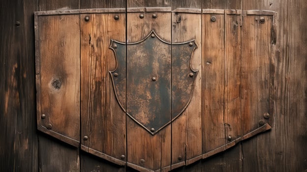 rustic shield texture photo