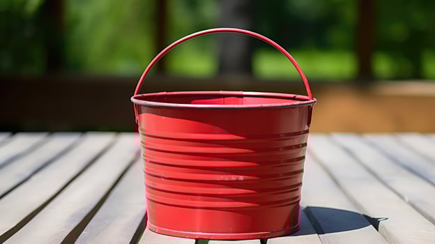 container metal pail photo