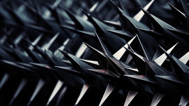 intricate tough metal background photo