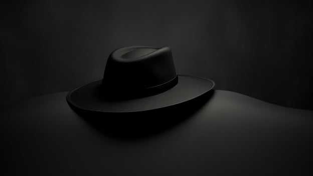 elegance black felt photo