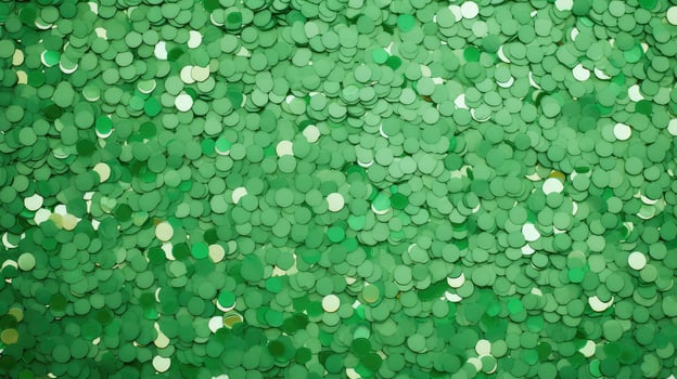 celebration green confetti background photo