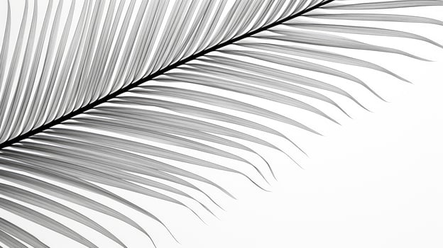 digital palm leaf line drawing photo