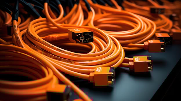 neatly computer orange photo