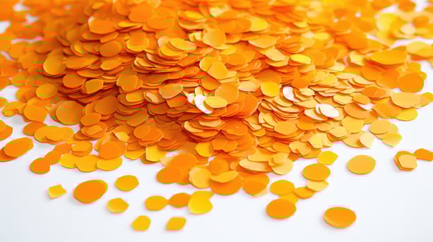 festive confetti orange photo